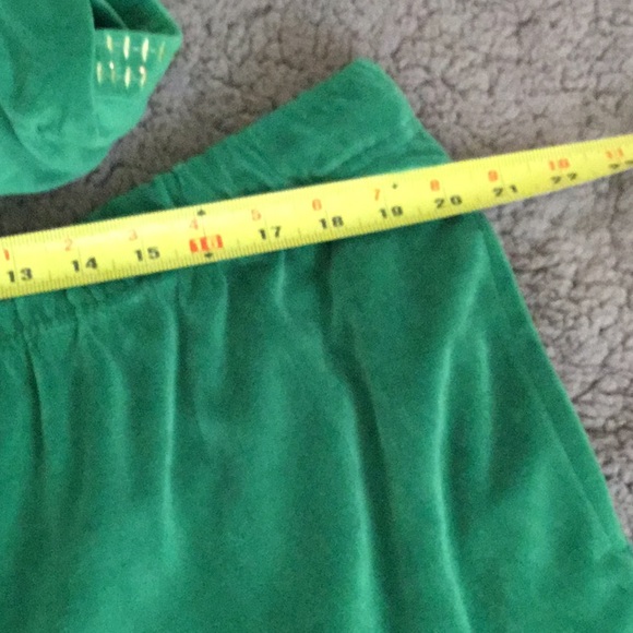 NWOT 2 Piece Set Glitter-scope Green & Gold Metallic Long Sleeve Jogger Set - Picture 15 of 16